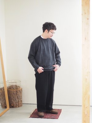 画像15: Style Craft Wardrobe(スタイルクラフトワードローブ) T-SWEATER(WOOL RIB) チャコール