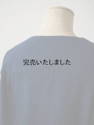 画像9: 5W(ファイブダブル) Monac Shirts / wool ミッドブルー