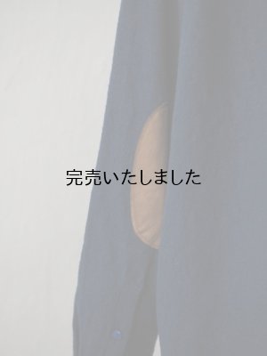 画像10: 5W(ファイブダブル) Monac Shirts / wool ミッドブルー