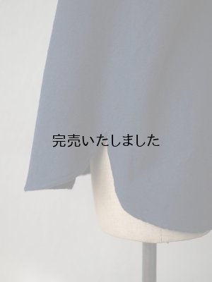 画像12: 5W(ファイブダブル) Monac Shirts / wool ミッドブルー