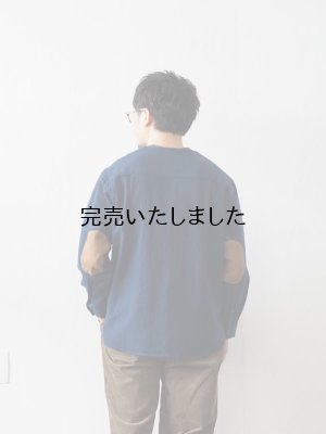 画像3: 5W(ファイブダブル) Monac Shirts / wool ミッドブルー
