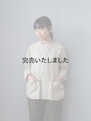 画像1: another 20th century(アナザートゥエンティースセンチュリー) Bio Koch Shirts LINEN ベージュ