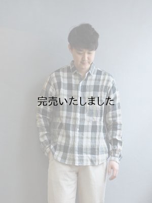 画像1: another 20th century(アナザートゥエンティースセンチュリー) ArtworkII Linen Check. VIR×OLV