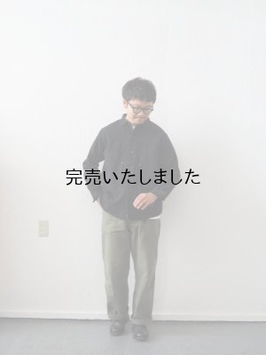 画像4: another 20th century(アナザートゥエンティースセンチュリー) Artwork II shirts - modify cotton wool ネイビー