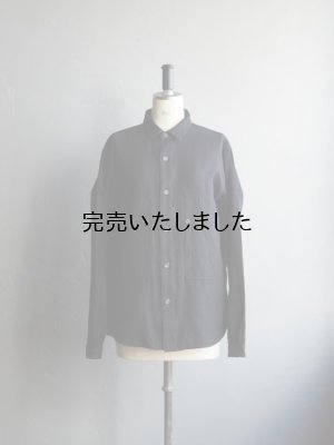 画像7: another 20th century(アナザートゥエンティースセンチュリー) Artwork II shirts - modify cotton wool ネイビー