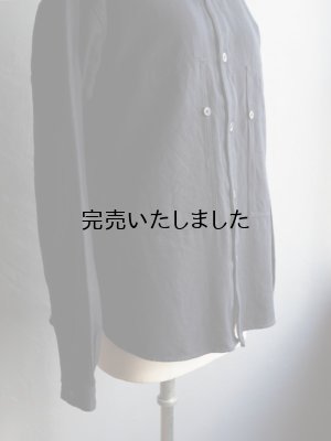 画像14: another 20th century(アナザートゥエンティースセンチュリー) Artwork II shirts - modify cotton wool ネイビー