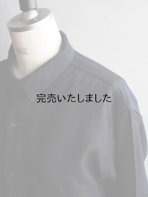 画像15: another 20th century(アナザートゥエンティースセンチュリー) Artwork II shirts - modify cotton wool ネイビー