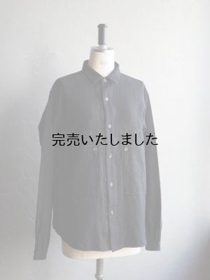 画像10: another 20th century(アナザートゥエンティースセンチュリー) Artwork II shirts - modify cotton wool ネイビー