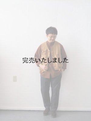画像8: another 20th century(アナザートゥエンティースセンチュリー) River Runs Vest cotton wool キャメル