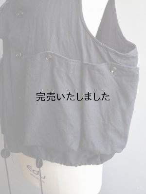 画像16: another 20th century(アナザートゥエンティースセンチュリー) River Runs Vest cotton wool ネイビー