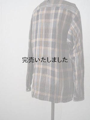 画像18: another 20th century(アナザートゥエンティースセンチュリー) Walter's Corn-Venti CH LINEN ネイビーチェック