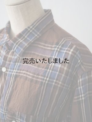 画像9: 【再入荷】another 20th century(アナザートゥエンティースセンチュリー) Walter's Corn-Venti CH LINEN プラムチェック