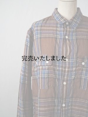 画像10: 【再入荷】another 20th century(アナザートゥエンティースセンチュリー) Walter's Corn-Venti CH LINEN プラムチェック