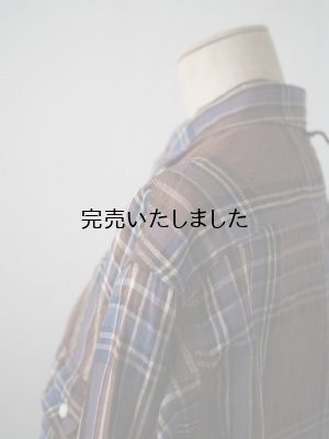 画像11: 【再入荷】another 20th century(アナザートゥエンティースセンチュリー) Walter's Corn-Venti CH LINEN プラムチェック