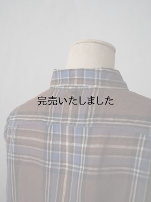画像15: 【再入荷】another 20th century(アナザートゥエンティースセンチュリー) Walter's Corn-Venti CH LINEN プラムチェック