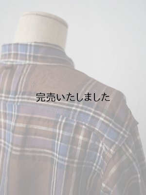 画像16: 【再入荷】another 20th century(アナザートゥエンティースセンチュリー) Walter's Corn-Venti CH LINEN プラムチェック