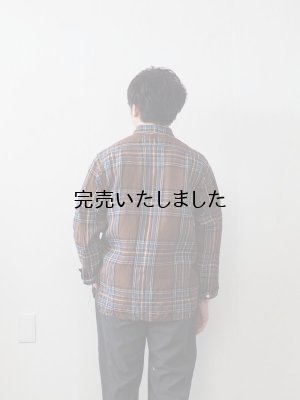 画像3: 【再入荷】another 20th century(アナザートゥエンティースセンチュリー) Walter's Corn-Venti CH LINEN プラムチェック