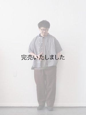 画像20: another 20th century(アナザートゥエンティースセンチュリー) Bio Koch SS shirts - houndstooth white×black