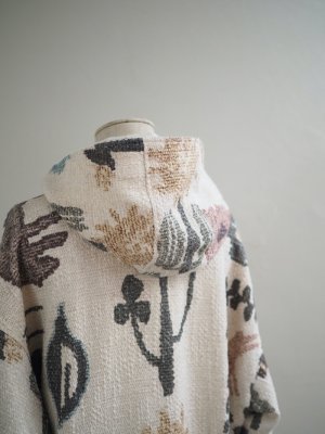 画像11: ASEEDONCLOUD(アシードンクラウド) Antique kilim print coat Off White