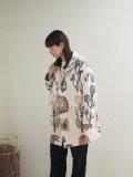 ASEEDONCLOUD(アシードンクラウド) Antique kilim print coat Off White