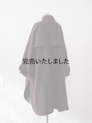 画像2: ASEEDONCLOUD(アシードンクラウド) Hiraeth tent gown ダークブラウン