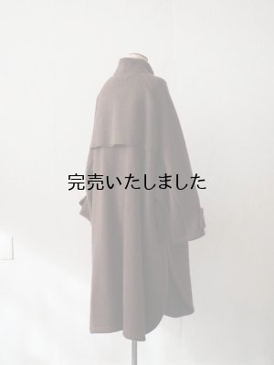 画像3: ASEEDONCLOUD(アシードンクラウド) Hiraeth tent gown ダークブラウン