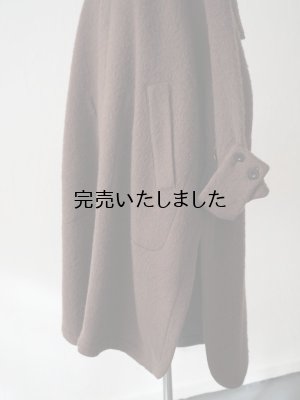 画像7: ASEEDONCLOUD(アシードンクラウド) Hiraeth tent gown ダークブラウン