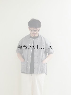 画像1: another 20th century(アナザートゥエンティースセンチュリー) Bio Koch SS shirts - Linen Check