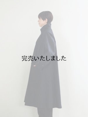 画像2: ASEEDONCLOUD(アシードンクラウド) Shepherd coat ブラック(Fieldstone moleskin)