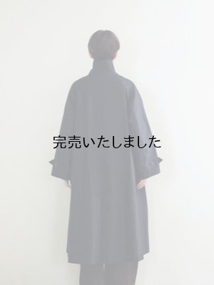 画像3: ASEEDONCLOUD(アシードンクラウド) Shepherd coat ブラック(Fieldstone moleskin)
