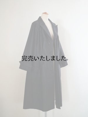 画像4: ASEEDONCLOUD(アシードンクラウド) Shepherd coat ブラック(Fieldstone moleskin)