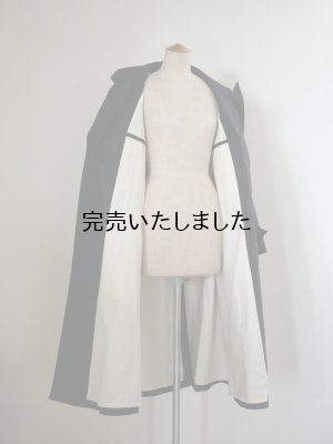 画像5: ASEEDONCLOUD(アシードンクラウド) Shepherd coat ブラック(Fieldstone moleskin)