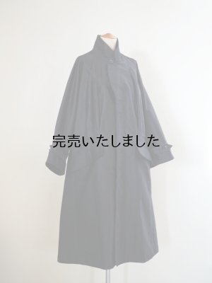 画像7: ASEEDONCLOUD(アシードンクラウド) Shepherd coat ブラック(Fieldstone moleskin)