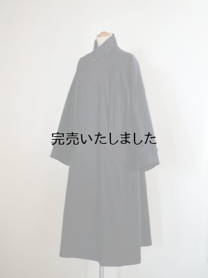画像10: ASEEDONCLOUD(アシードンクラウド) Shepherd coat ブラック(Fieldstone moleskin)