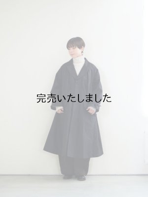 画像19: ASEEDONCLOUD(アシードンクラウド) Shepherd coat ブラック(Fieldstone moleskin)