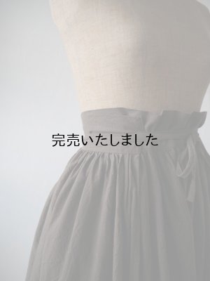画像9: AU GARCONS(オーギャルソン) SARA-巻きスカート- カーキベージュ