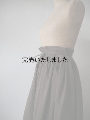 画像12: AU GARCONS(オーギャルソン) SARA-巻きスカート- カーキベージュ