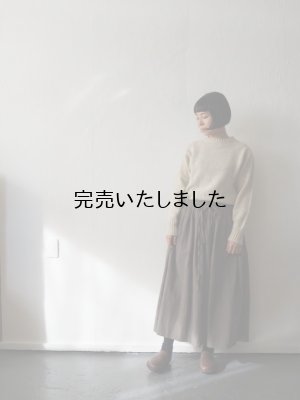 画像15: AU GARCONS(オーギャルソン) SARA-巻きスカート- カーキベージュ