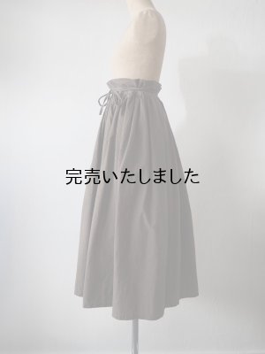 画像5: AU GARCONS(オーギャルソン) SARA-巻きスカート- カーキベージュ