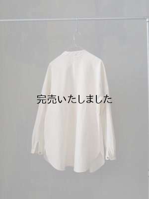 画像8: AU GARCONS(オーギャルソン) AUBIN-バンドカラーシャツ -ホワイト