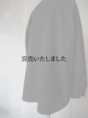 画像16: AU GARCONS(オーギャルソン) AUBIN-バンドカラーシャツ -ブラック