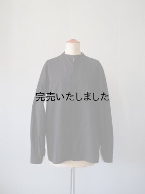 画像6: AU GARCONS(オーギャルソン) RIDE-ノーカラーシャツ- ブラック