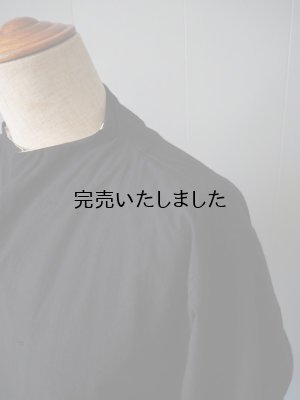 画像11: AU GARCONS(オーギャルソン) RIDE-ノーカラーシャツ- ブラック