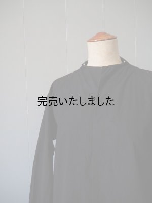 画像10: AU GARCONS(オーギャルソン) RIDE-ノーカラーシャツ- ブラック