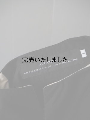 画像17: AU GARCONS(オーギャルソン) RIDE-ノーカラーシャツ- ブラック