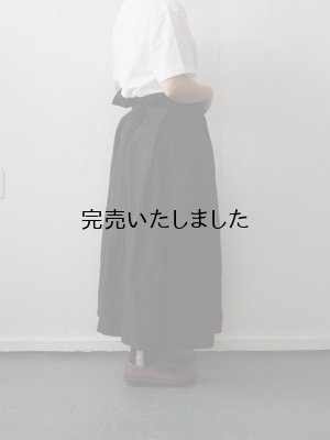 画像4: AU GARCONS(オーギャルソン) MONTPELLIER-巻きスカート-ブラック