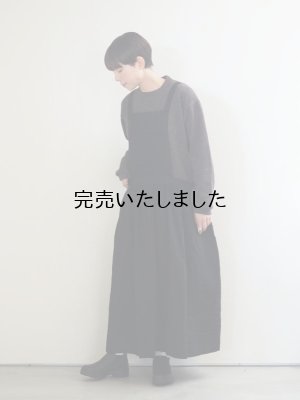 画像1: Plus Vetements de Travail-au garcons-DUTCH FARMER SKIRT シャンブレーブラック