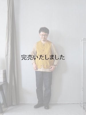 画像14: allinone(オールインワン) BAGGAROO vest VENTILE COTTON マスタード