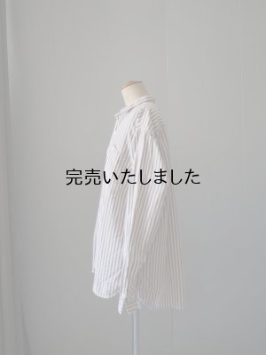 画像5: allinone(オールインワン) PERSONA shirts-シャツ- ブラウンストライプ