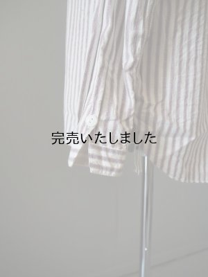 画像10: allinone(オールインワン) PERSONA shirts-シャツ- ブラウンストライプ